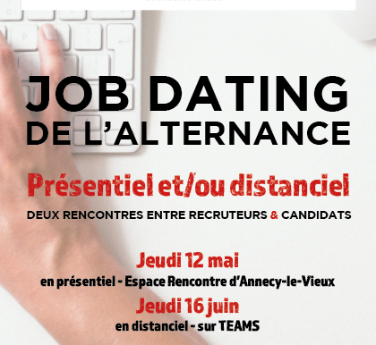 PARTICIPEZ AU JOB DATING DE L’ALTERNANCE ET RECRUTEZ VOTRE ALTERNANT !